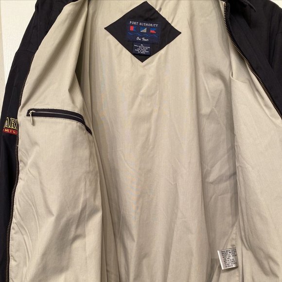 Port Authority on Tour Kikkoman Pearl Soy Milk Logo'd Wind Jacket Black XL - Picture 6 of 7
